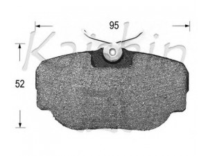 KAISHIN D10106 stabdžių trinkelių rinkinys, diskinis stabdys 
 Techninės priežiūros dalys -> Papildomas remontas
GBP998AF, SFP100470, STC1879, STC3684