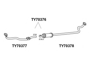 VENEPORTE TY70376 priekinis duslintuvas
174100J040