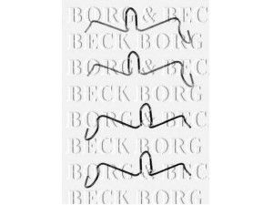 BORG & BECK BBK1187 priedų komplektas, diskinių stabdžių trinkelės 
 Stabdžių sistema -> Diskinis stabdys -> Stabdžių dalys/priedai