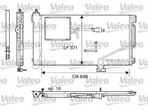 VALEO 817849 kondensatorius, oro kondicionierius 
 Oro kondicionavimas -> Kondensatorius
2035000254, 2035000654, 2035001054