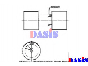 AKS DASIS 740157N elektrovariklis, vidinis pūtiklis
1372078, 1374605