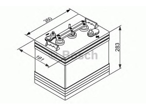 BOSCH 0 092 L50 G20 akumuliatorius