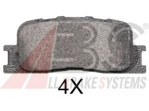 A.B.S. 37355 OE stabdžių trinkelių rinkinys, diskinis stabdys 
 Techninės priežiūros dalys -> Papildomas remontas
04466-33090, 04466-33100, 04466-33130
