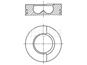 MAHLE ORIGINAL 008 29 00 stūmoklis 
 Variklis -> Cilindrai/stūmokliai
1930742, 98412636