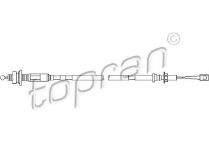 TOPRAN 302 771 akceleratoriaus trosas 
 Kuro mišinio formavimas -> Karbiuratorius, sistema -> Valdymo sąsajos/amortizatorius/kameros
7 142 181, 95VB9A758BD