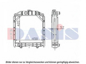 AKS DASIS 440667N radiatorius, variklio aušinimas
