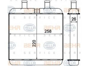 HELLA 8FH 351 000-591 šilumokaitis, salono šildymas 
 Šildymas / vėdinimas -> Šilumokaitis
5040 26722