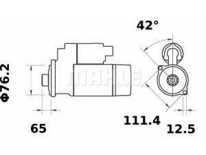 MAHLE ORIGINAL MS 38 starteris 
 Elektros įranga -> Starterio sistema -> Starteris
02M 911 023 Q