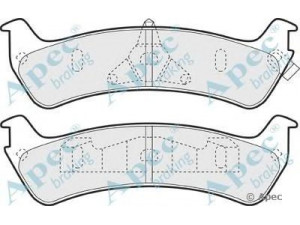 APEC braking PAD990 stabdžių trinkelių rinkinys, diskinis stabdys 
 Techninės priežiūros dalys -> Papildomas remontas
F5TZ2200A, XL2Z2200BA
