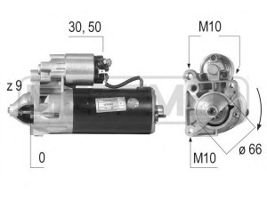 MESSMER 220116 starteris 
 Elektros įranga -> Starterio sistema -> Starteris
MD329260, 77 00 863 213, 77 00 865 213