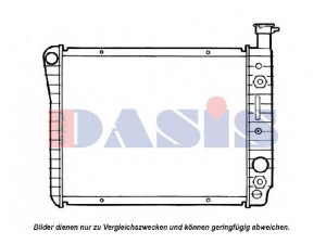 AKS DASIS 520790N radiatorius, variklio aušinimas