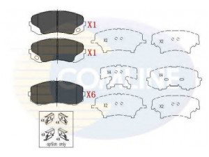 COMLINE CBP06079 stabdžių trinkelių rinkinys, diskinis stabdys 
 Techninės priežiūros dalys -> Papildomas remontas
MK528944, MK528946, MK529909