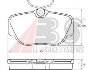 A.B.S. 36660 OE stabdžių trinkelių rinkinys, diskinis stabdys 
 Techninės priežiūros dalys -> Papildomas remontas
0004208920, 0004209120, 001 420 81 20