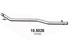 ASSO 10.5026 išleidimo kolektorius 
 Išmetimo sistema -> Išmetimo vamzdžiai
1717Z3