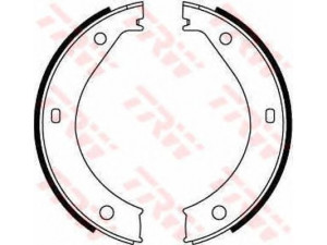 TRW GS8217 stabdžių trinkelių komplektas, stovėjimo stabdis 
 Stabdžių sistema -> Rankinis stabdys
34411100567, 34411121512, 34411155123