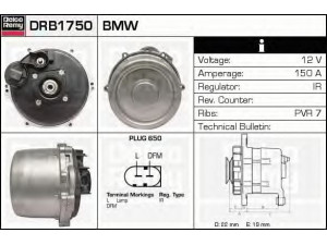 DELCO REMY DRB1750N kintamosios srovės generatorius 
 Elektros įranga -> Kint. sr. generatorius/dalys -> Kintamosios srovės generatorius
12311705483, 12317508052, 12317508054