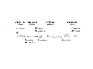 VENEPORTE 400483 išmetimo sistema 
 Išmetimo sistema -> Išmetimo sistema, visa