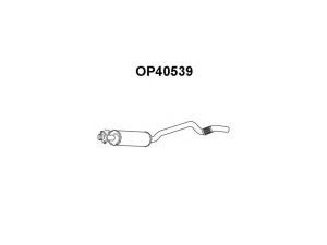 VENEPORTE OP40539 priekinis duslintuvas 
 Išmetimo sistema -> Duslintuvas
5852382, 5852886, 5852382, 5852886