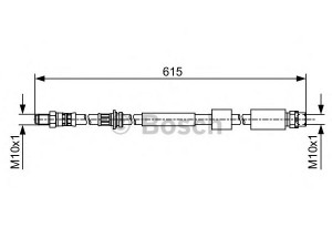 BOSCH 1 987 481 615 stabdžių žarnelė 
 Stabdžių sistema -> Stabdžių žarnelės
34 30 6 792 254