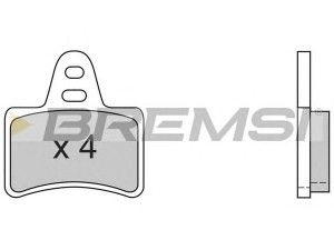 BREMSI BP2356 stabdžių trinkelių rinkinys, diskinis stabdys 
 Techninės priežiūros dalys -> Papildomas remontas
425186, 95611066