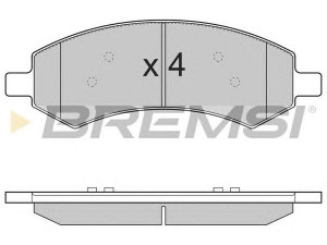 BREMSI BP3310 stabdžių trinkelių rinkinys, diskinis stabdys
05143350AB