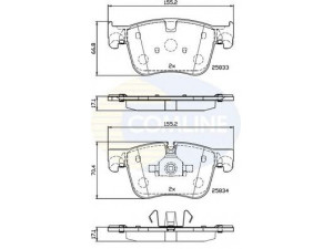 COMLINE CBP02236 stabdžių trinkelių rinkinys, diskinis stabdys 
 Techninės priežiūros dalys -> Papildomas remontas
1609898580