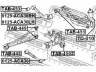FEBEST 0125-ACA30 vikšro valdymo svirtis 
 Ašies montavimas/vairavimo mechanizmas/ratai -> Valdymo svirtis/pasukamosios svirties sujungimas -> Vairo trauklės (valdymo svirtis, išilginis balansyras, diago
48710-42020