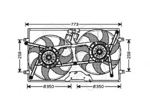 ELECTRO AUTO 32VB014 ventiliatorius, radiatoriaus 
 Aušinimo sistema -> Oro aušinimas
7DB121207