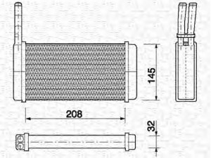 MAGNETI MARELLI 350218151000 šilumokaitis, salono šildymas 
 Šildymas / vėdinimas -> Šilumokaitis
78VB18N261BA
