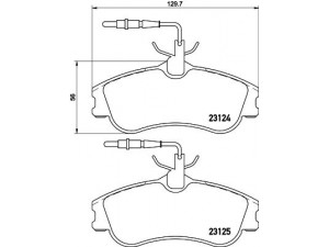 HELLA PAGID 8DB 355 018-261 stabdžių trinkelių rinkinys, diskinis stabdys 
 Techninės priežiūros dalys -> Papildomas remontas
1611335080, 425154, 425155, 425485