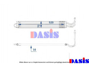 AKS DASIS 056025N alyvos aušintuvas, variklio alyva
7789882