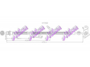 Brovex-Nelson H7202 stabdžių žarnelė 
 Stabdžių sistema -> Stabdžių žarnelės
9094702E33, 9094702E35, 9094702G30