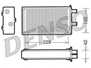 DENSO DRR13001 šilumokaitis, salono šildymas 
 Šildymas / vėdinimas -> Šilumokaitis
46407541, 5979074, 7614069, 7684054