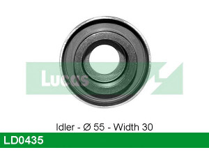 LUCAS ENGINE DRIVE LD0435 įtempiklio skriemulys, paskirstymo diržas
14550-P8A-A01, 14550-PGE-A01