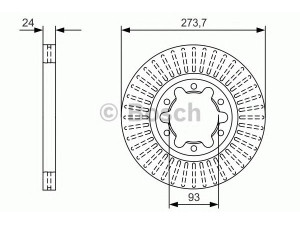 BOSCH 0 986 479 T95 stabdžių diskas 
 Dviratė transporto priemonės -> Stabdžių sistema -> Stabdžių diskai / priedai
UH7433251, UH74-33-251
