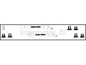 STANDARD 73718 uždegimo laido komplektas 
 Kibirkšties / kaitinamasis uždegimas -> Uždegimo laidai/jungtys
