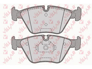 VILLAR 626.1251 stabdžių trinkelių rinkinys, diskinis stabdys 
 Techninės priežiūros dalys -> Papildomas remontas
34111163387, 34111163953, 34111164330