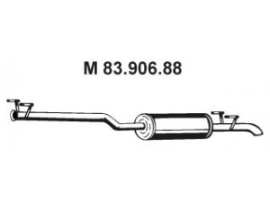 EBERSPÄCHER 83.906.88 vidurinis duslintuvas 
 Išmetimo sistema -> Duslintuvas
906 490 39 01