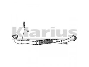 KLARIUS 120408 išleidimo kolektorius 
 Išmetimo sistema -> Išmetimo vamzdžiai
96471505, 96471605