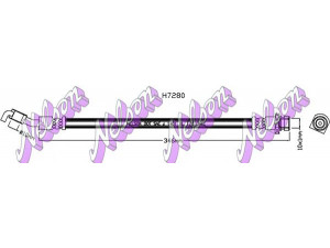 Brovex-Nelson H7280 stabdžių žarnelė 
 Stabdžių sistema -> Stabdžių žarnelės
587372S500, 587372S500