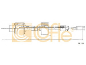 COFLE 11.224 sankabos trosas 
 Sankaba/dalys -> Sankabos valdymas -> Sankabos trosas
95496082, 95496746, 95610218