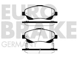 EUROBRAKE 5502224562 stabdžių trinkelių rinkinys, diskinis stabdys 
 Techninės priežiūros dalys -> Papildomas remontas
0446505130, 0446505131, 0446505140