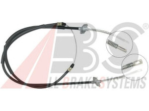 A.B.S. K10975 trosas, stovėjimo stabdys 
 Stabdžių sistema -> Valdymo svirtys/trosai
2121-3508180