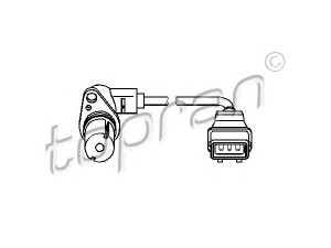 TOPRAN 111 366 RPM jutiklis, variklio valdymas 
 Kibirkšties / kaitinamasis uždegimas -> Impulsų generatorius
037 906 433A, 037 906 433B, 037 906 433C