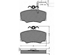 BSF 10128 stabdžių trinkelių rinkinys, diskinis stabdys 
 Techninės priežiūros dalys -> Papildomas remontas
0060765018, 0060778676, 5893948