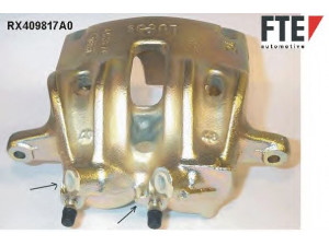 FTE RX409817A0 stabdžių apkaba 
 Stabdžių sistema -> Stabdžių matuoklis -> Stabdžių matuoklio montavimas
440180, 9945781, 440180