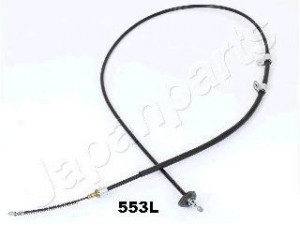 JAPANPARTS BC-553L trosas, stovėjimo stabdys 
 Stabdžių sistema -> Valdymo svirtys/trosai
MN102247