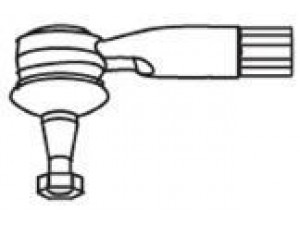 FRAP 2618 skersinės vairo trauklės galas 
 Vairavimas -> Vairo mechanizmo sujungimai
1K0423812A, 1K0423812E, 1K0423812A