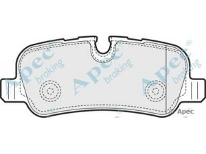 APEC braking PAD1469 stabdžių trinkelių rinkinys, diskinis stabdys 
 Techninės priežiūros dalys -> Papildomas remontas
LR016808, SFP500021, SFP500022