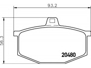 HELLA 8DB 355 006-031 stabdžių trinkelių rinkinys, diskinis stabdys 
 Techninės priežiūros dalys -> Papildomas remontas
7701201059, 7701201159, 7701201183